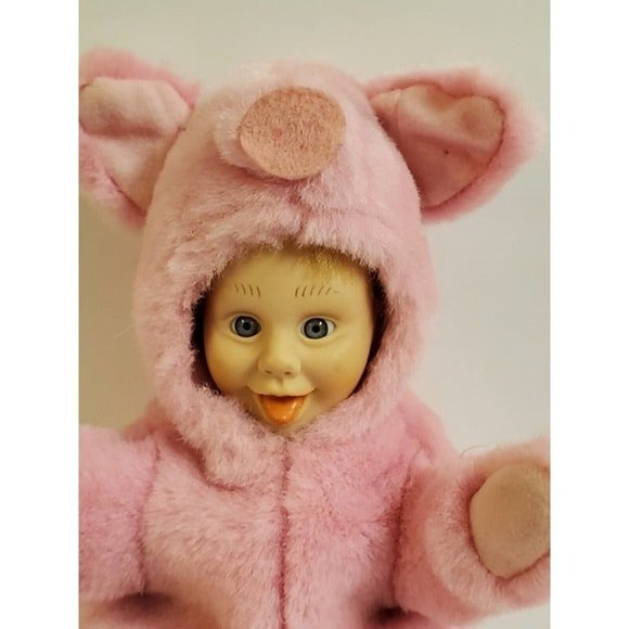 Unbranded Toys Rare Vintage Plush Stuffed Animal Costume Kids Pig